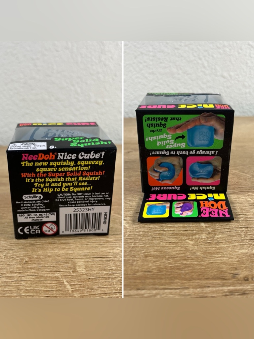 NeeDoh Nice Cube Blue Stress Relief Squishy Fidget Toy NEW SEALED - Picture 5 of 6